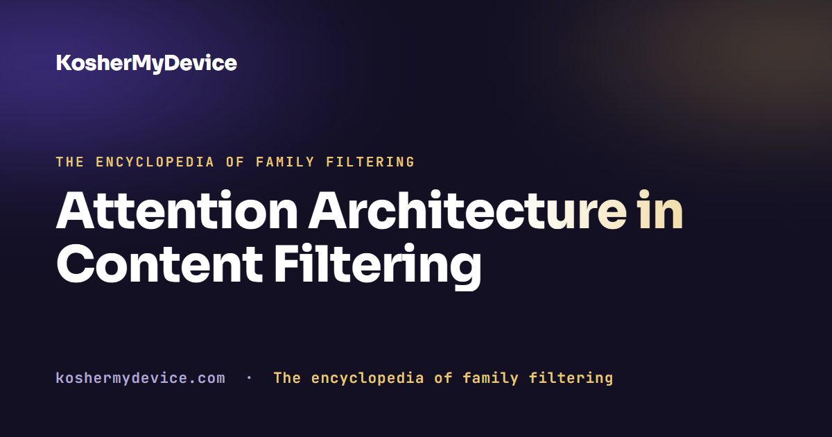 Attention Architecture in Content Filtering