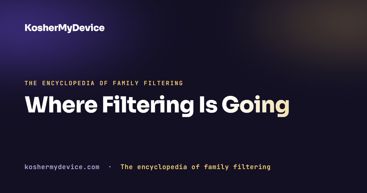 Where Filtering Is Going